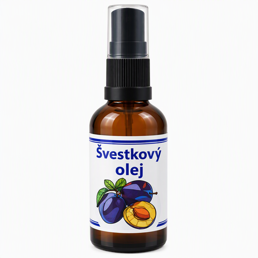 Plum kernel oil — 50 ml bottle with pump